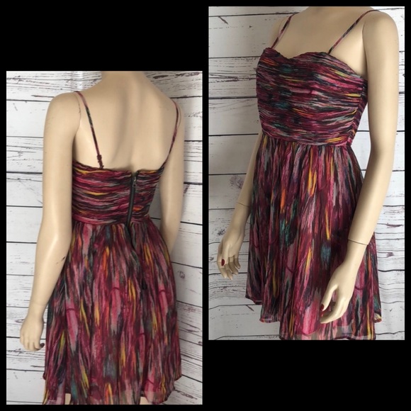 Jack by BB Dakota Watercolor Corset Party Dress - Picture 3 of 8